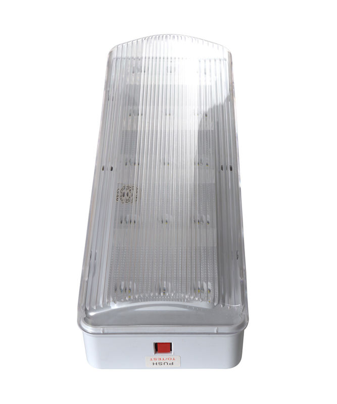 Luz de emergência LED ABS resistente ao fogo com duração de 3 horas e bateria de níquel-cádmio