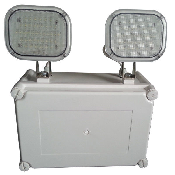 Lâmpada de emergência à prova d'água Twin Spot LED IP65 Ni-Cd Wet Location Battery Operation L107N
