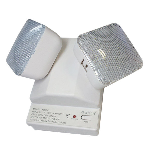 Luz de Emergência Recarregável LED Twin Spot com Bateria de Reserva 3W Bateria Com 3 Anos de Garantia