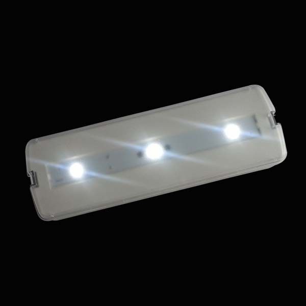 Luz de emergência de LED recarregável de 220 V com bateria de reserva Aplicação CE