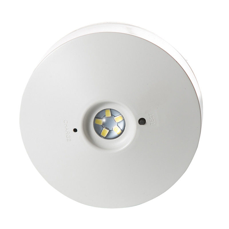 Luz de Emergência LED ABS para Teto Comercial SMD Recarregável Ni-Cd 5 Peças 3 Horas L114N