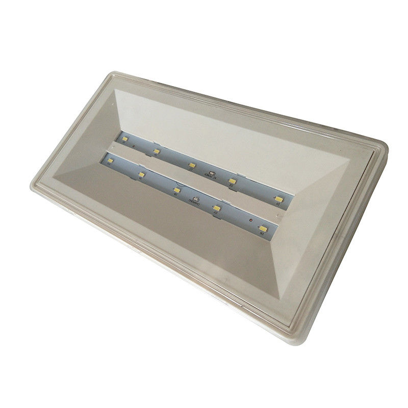 Luz de Emergência LED à Prova d'Água 220V Mantida IP65 Local Úmido Carcaça ABS Ni-Cd L212N