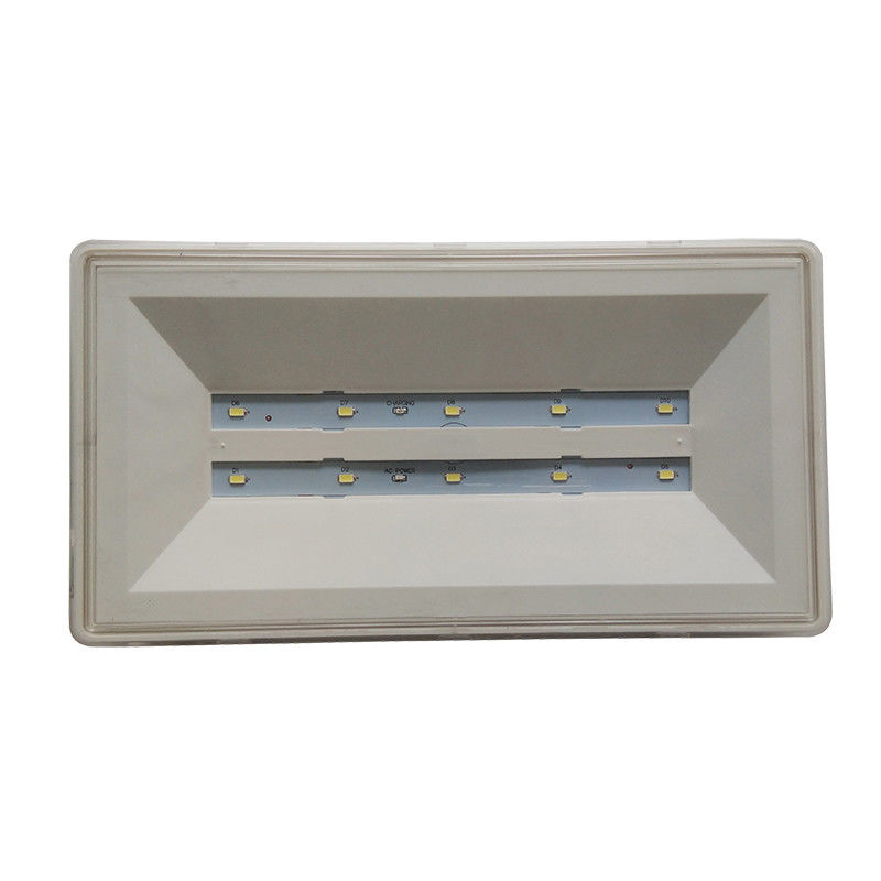 Luz de Emergência LED à Prova d'Água 220V Mantida IP65 Local Úmido Carcaça ABS Ni-Cd L212N
