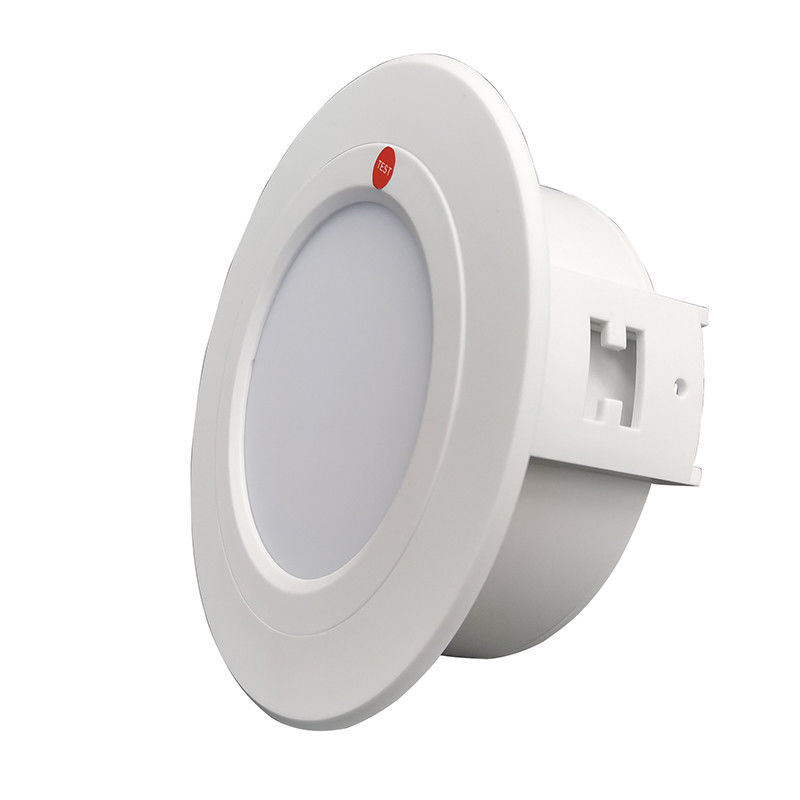 Lâmpadas de emergência com bateria de LED comercial com bateria de apoio ABS