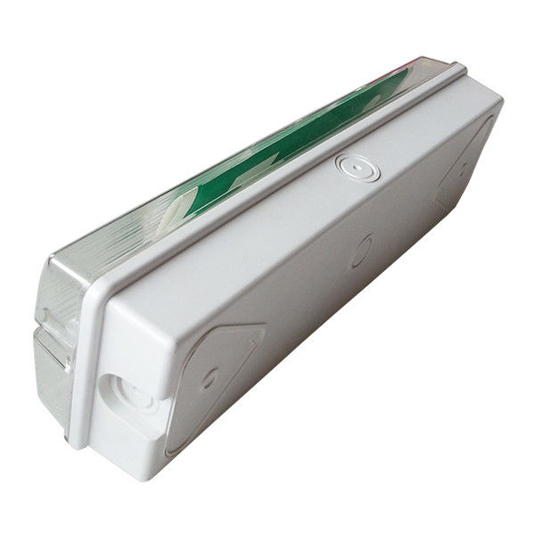 Luz de Emergência LED Não Mantida com Caixa de ABS Retardante de Chamas, IP65 à Prova d'Água e Duração de 3 Horas