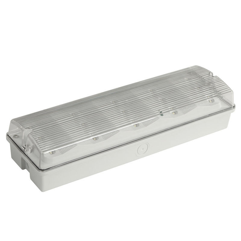Lâmpada de emergência de tecto LED comercial recarregável exterior com bateria de reserva PC Diffuser IP65 EL015EN