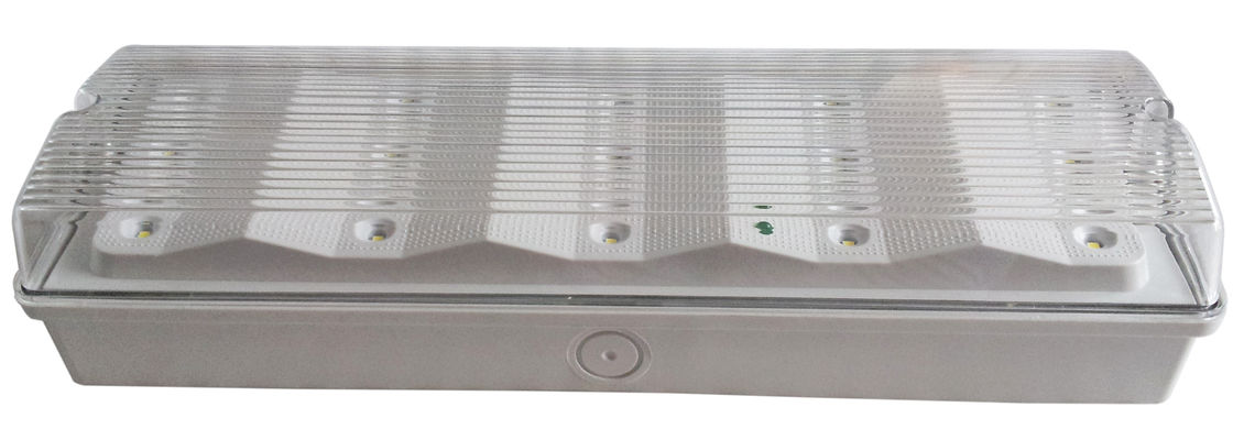 Lâmpada de emergência de tecto LED comercial recarregável exterior com bateria de reserva PC Diffuser IP65 EL015EN