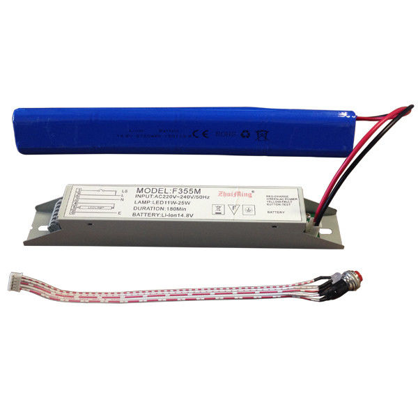 Fonte de Alimentação de Luz de Emergência a Bateria com Bateria de Íon de Lítio 14.8V 6.0Ah e Função de Autoteste para Duração Superior a 3 Horas