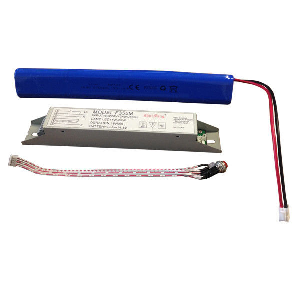 Fonte de Alimentação de Luz de Emergência a Bateria com Bateria de Íon de Lítio 14.8V 6.0Ah e Função de Autoteste para Duração Superior a 3 Horas