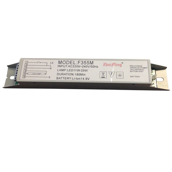 Fonte de Alimentação de Luz de Emergência a Bateria com Bateria de Íon de Lítio 14.8V 6.0Ah e Função de Autoteste para Duração Superior a 3 Horas