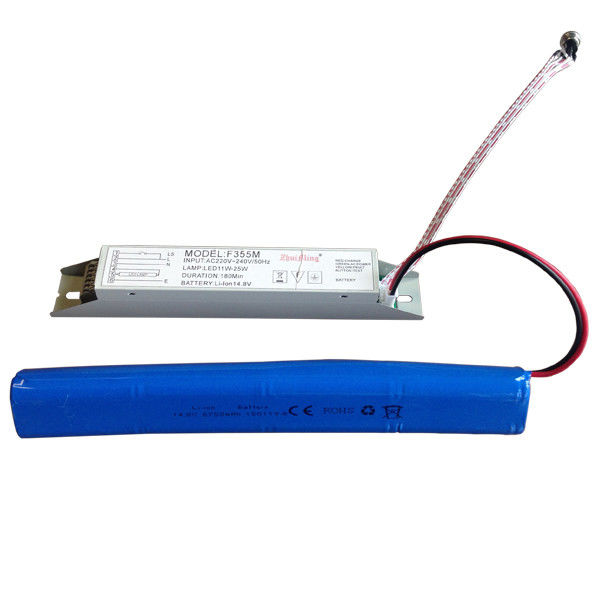 Fonte de Alimentação de Luz de Emergência a Bateria com Bateria de Íon de Lítio 14.8V 6.0Ah e Função de Autoteste para Duração Superior a 3 Horas