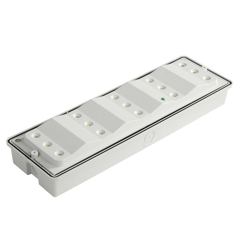 Luz de Emergência LED à Prova de Intempéries com Bateria de Backup para Edifícios Comerciais Externos 110V 127V IP65 EL015AN