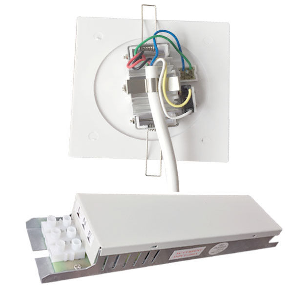 Luz de Emergência LED Recarregável Embutida no Teto IP45 Personalizada Não Mantida 1W com Bateria de Reserva Placa de PC