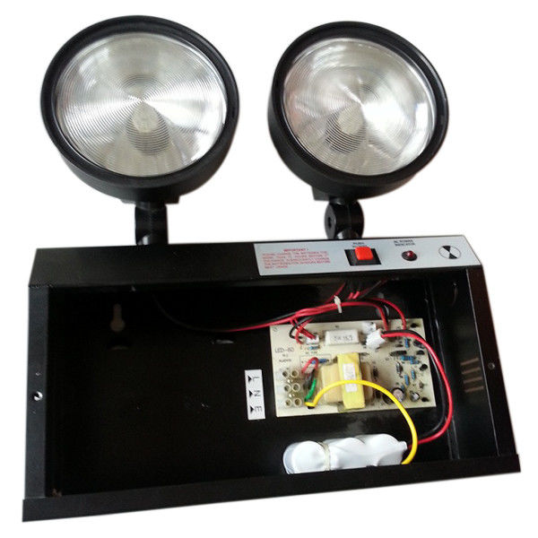 Lâmpadas de emergência de LED de dois pontos recarregáveis IP20 sem manutenção, de fácil instalação
