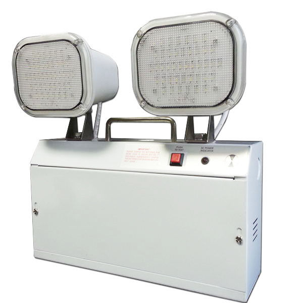 Bateria Twin Head 3014 SMD LED luz de emergência recarregável com bateria TL084BN